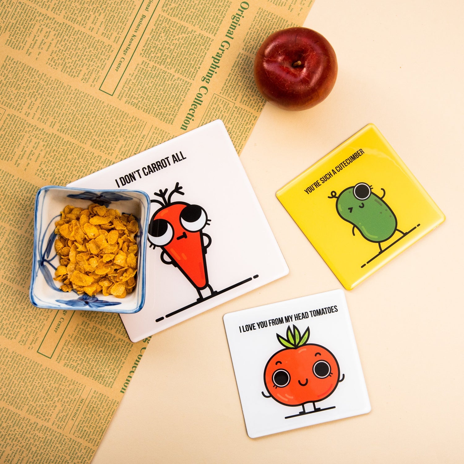 🍵 Add a Dash of Fun to Your Table with These Adorable Tea Coasters!